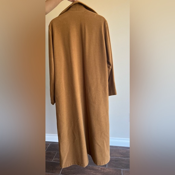 Y's Yohji Yamamoto 100% Laine Wool Long Trench Coat (Vtg) - Picture 6 of 17
